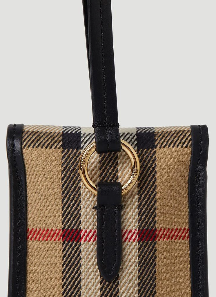 Burberry Burberry Vintage Check Neck Strapped Gel Holder Bag 4