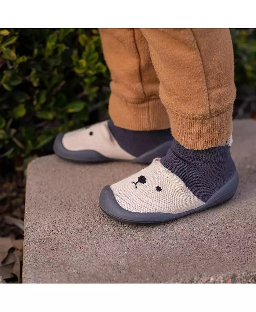 Komuello Baby Boy First Walk Sock Shoes Little Cub 10