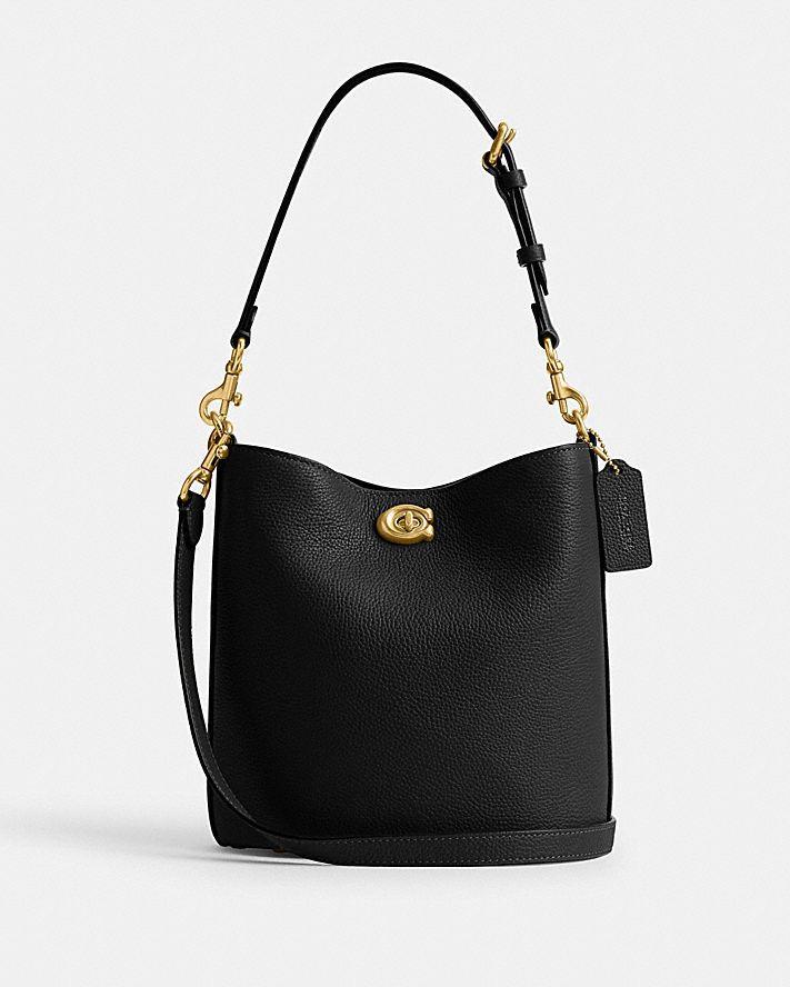 Coach Willow Soft Small Denim Bucket Bag - Tote Bags