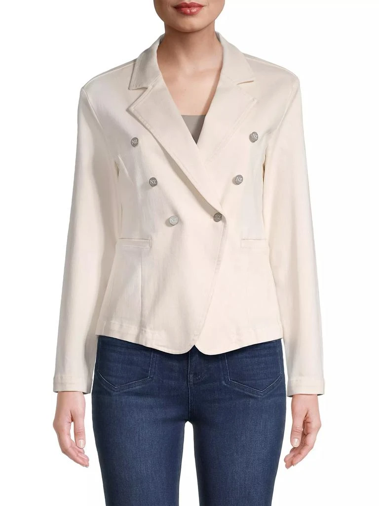 NIC+ZOE Femme Denim Blazer 3