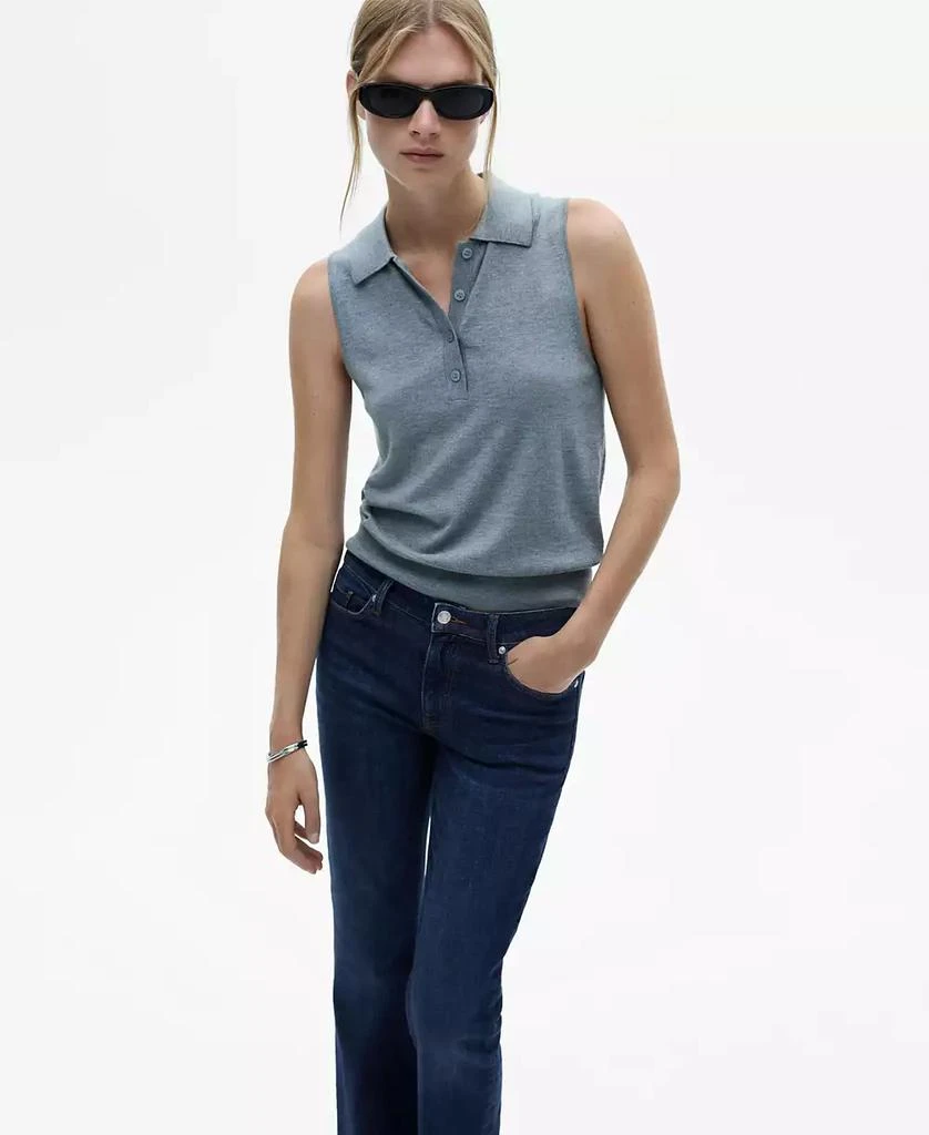 Mango Women's Fiona Flare Mid-Rise Jeans 4