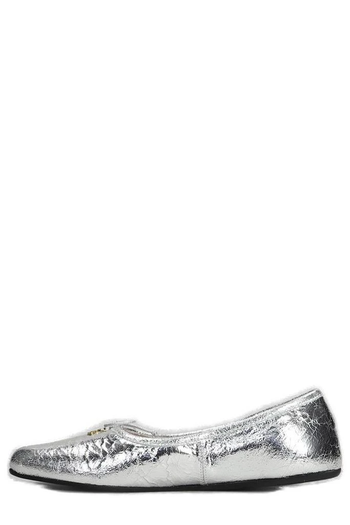 Vivienne Westwood Vivienne Westwood Orb Plaque Metallic Ballet Flats 2