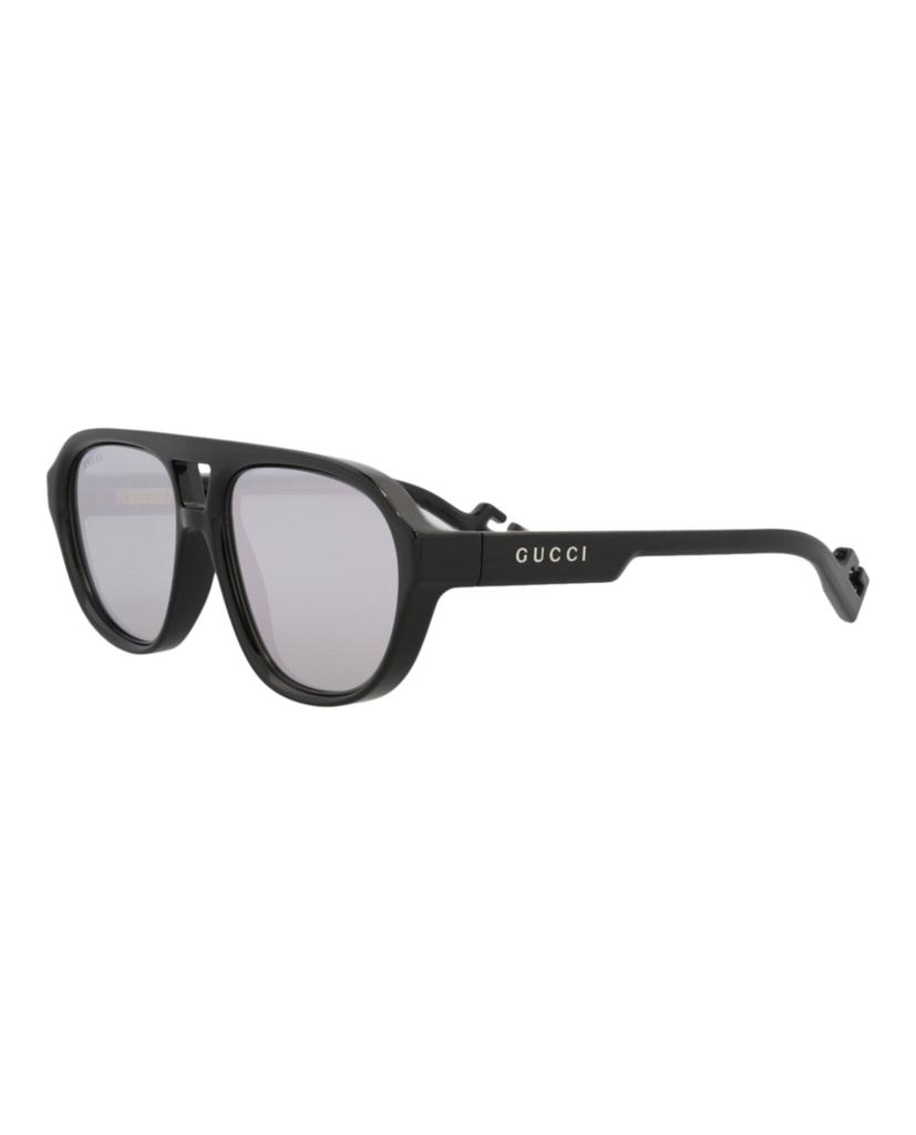 Gucci Aviator-Frame Injection Sunglasses