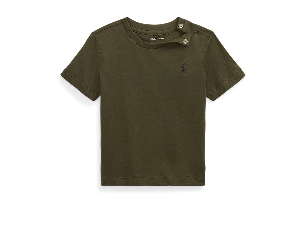 Ralph Lauren Cotton Jersey Crew Neck Tee (Infant)