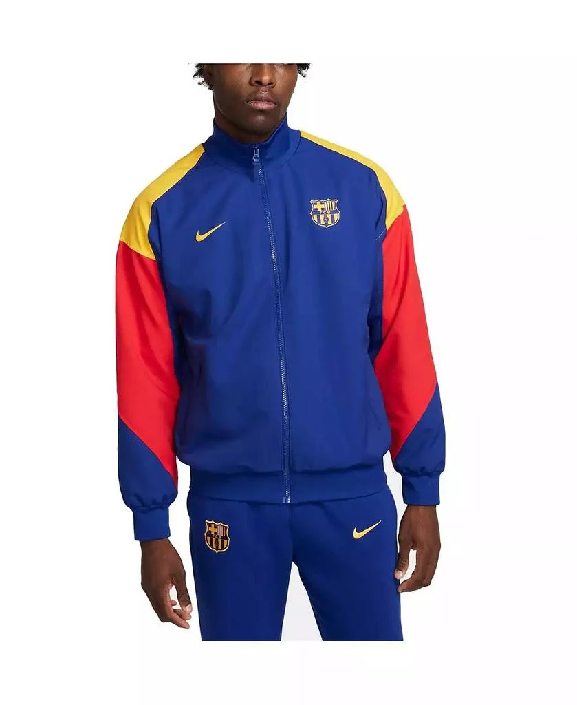NIKE Men's Royal Barcelona 2023/24 Drac Pack Strike Anthem Full-Zip Jacket 1