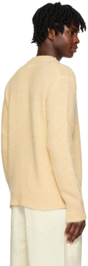 AMI Yellow Hairy Sweater 3