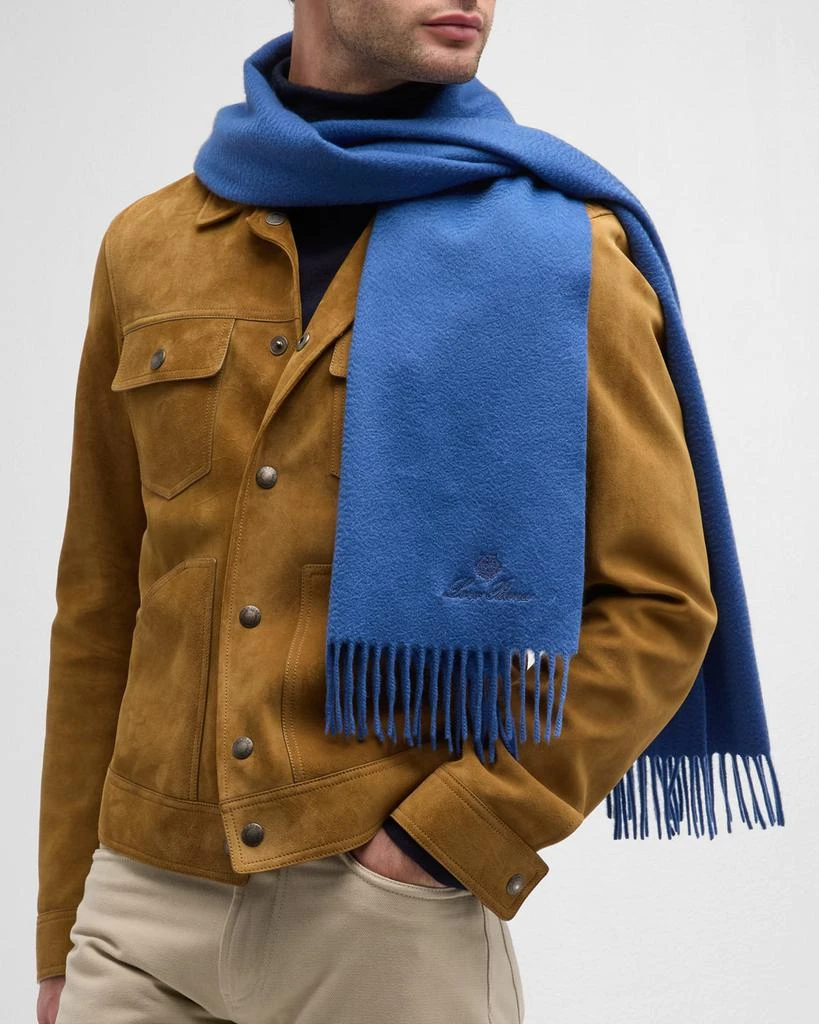Loro Piana Men's Grande Unita Cashmere Scarf 1