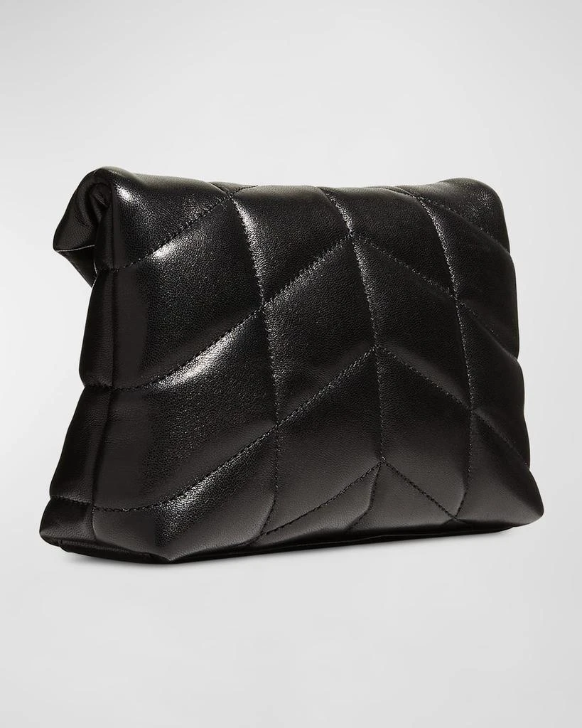 Saint Laurent Lou Puffer YSL Pouch in Quilted Leather 4
