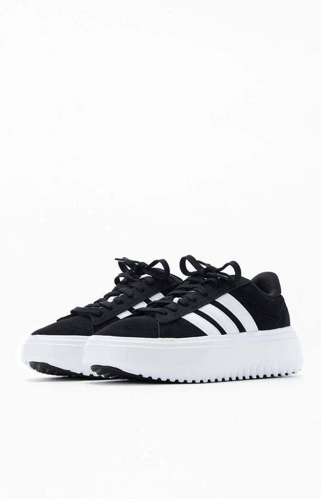Adidas Women's Black Grand Court Platform Sneakers 2