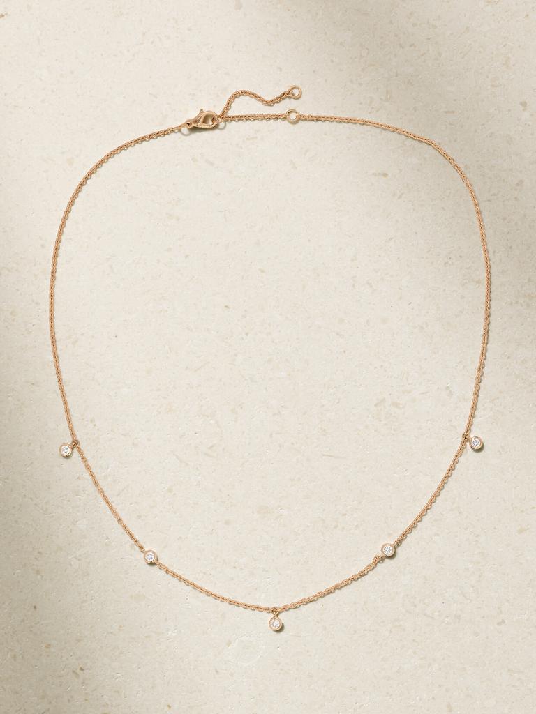 De Beers My First De Beers Clea 18k 玫瑰金钻石项链