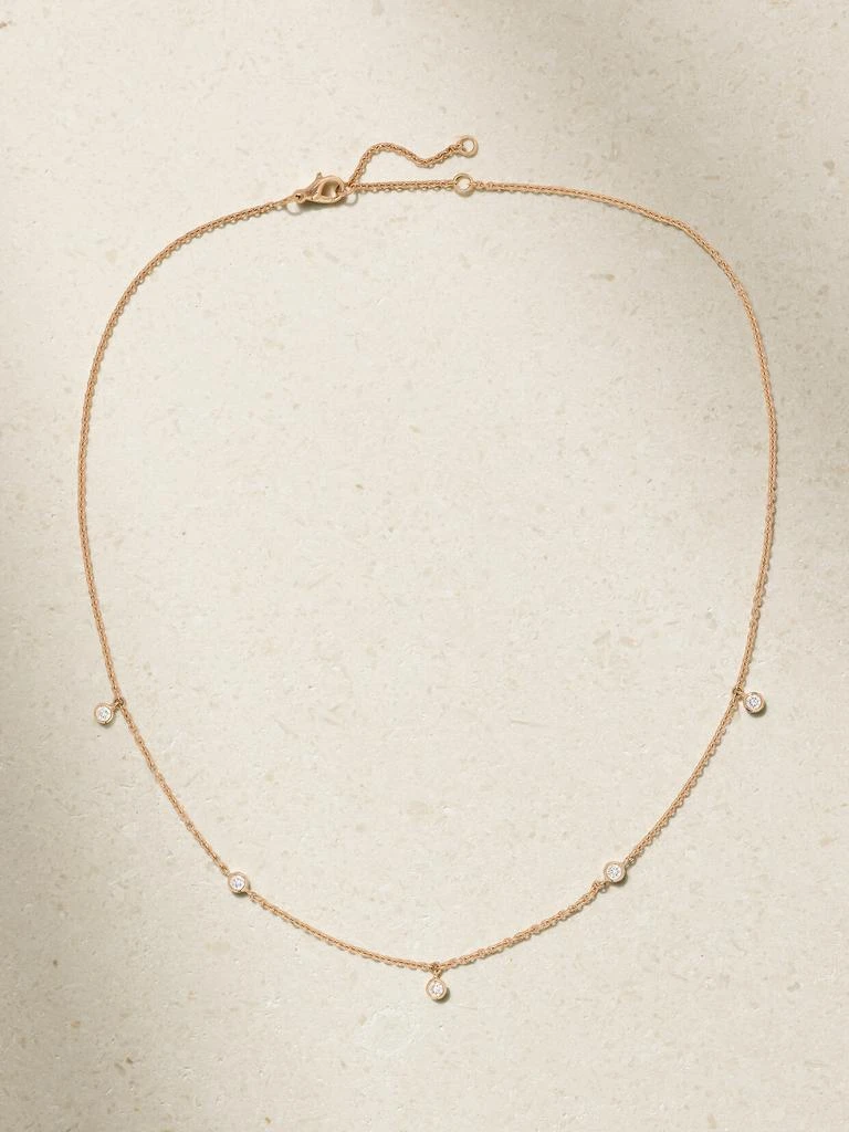 De Beers My First De Beers Clea 18k 玫瑰金钻石项链 1