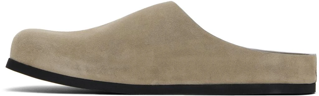 Common Projects Taupe Suede Clog Loafers 3