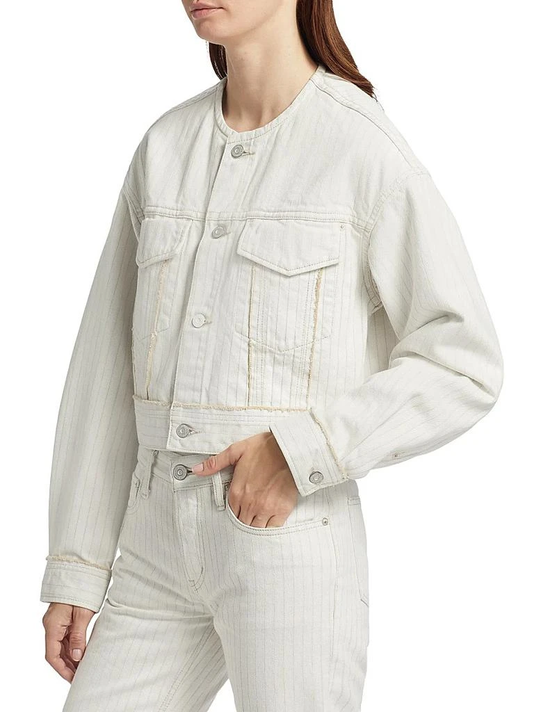 MOUSSY VINTAGE Denim Crop Jacket 4