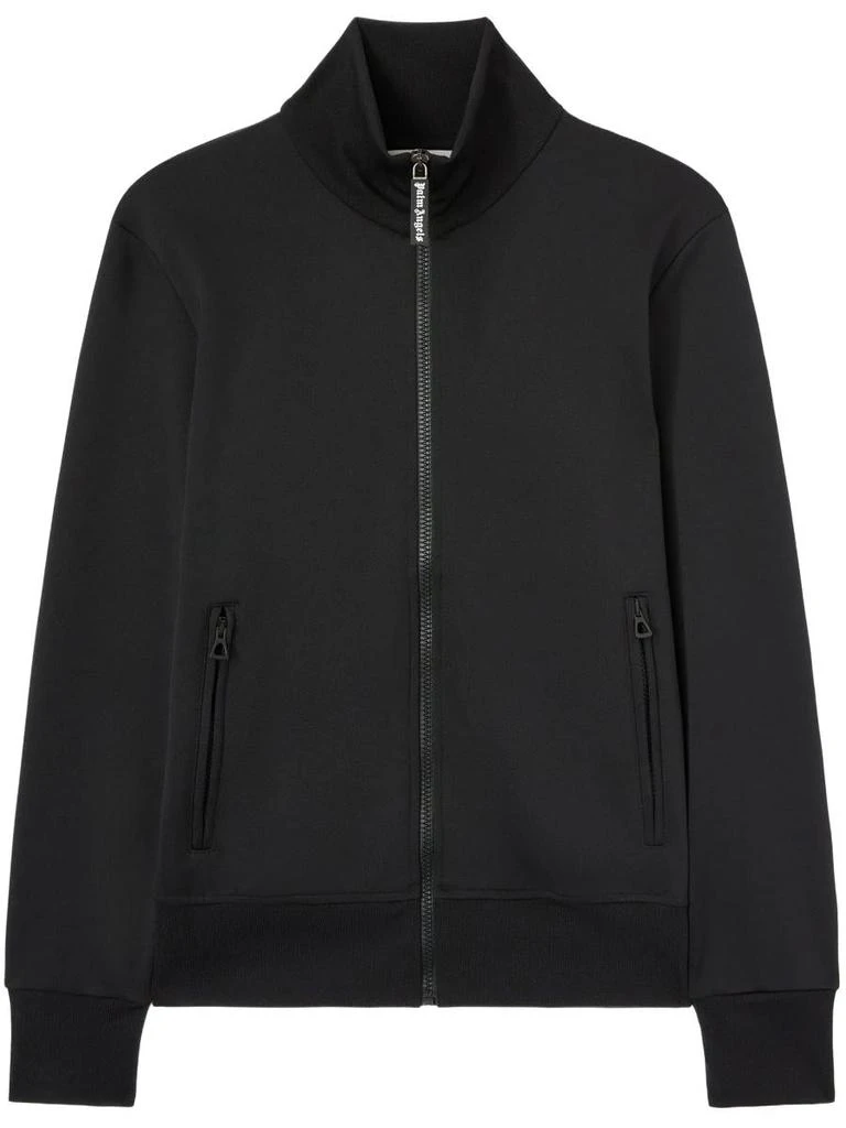 Palm Angels Palm Angels Back Curved Logo Track Jacket Clothing 1