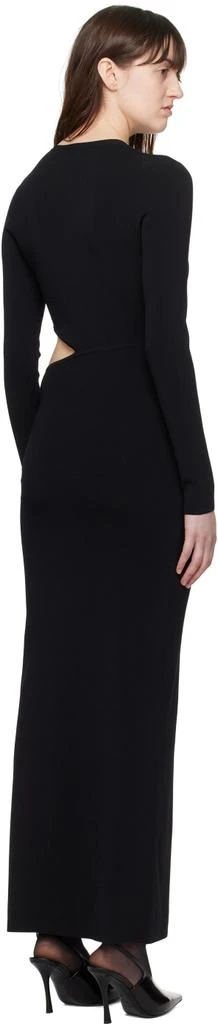 Christopher Esber Black Salacia Wire Maxi Dress 3