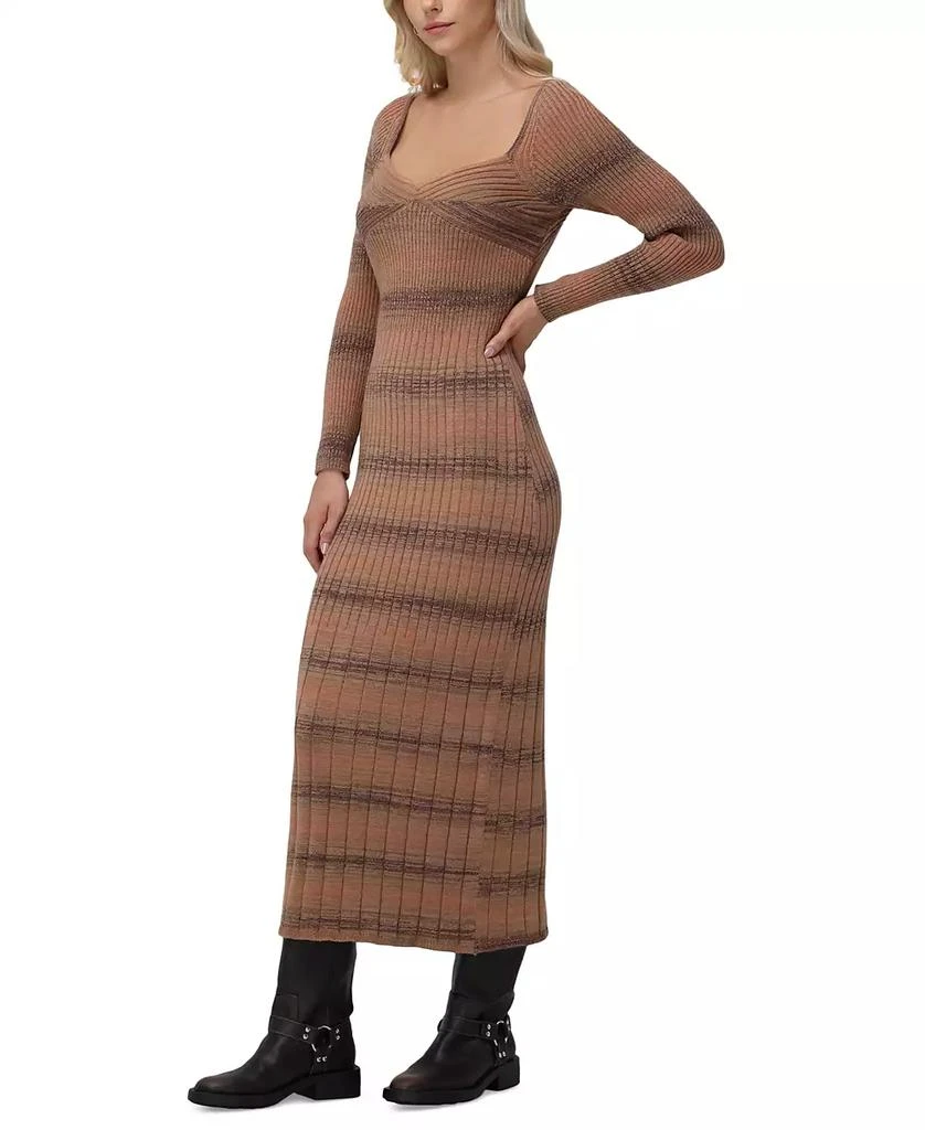 Frye Women's Space Dye Long-Sleeve Maxi Sweater Dress 3