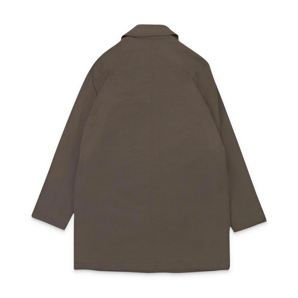 Tres Bien RIP STOP BOUCLE BROWN TRENCH COAT 1