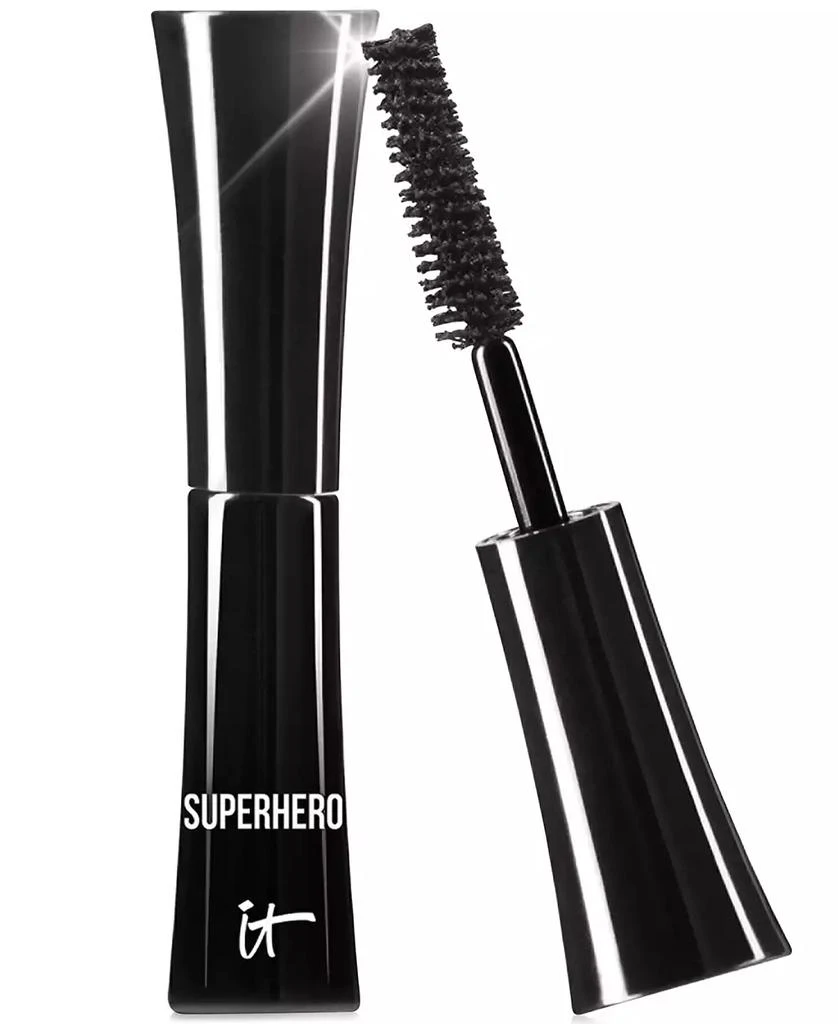 IT Cosmetics Superhero Elastic Stretch Volumizing and Lengthening Mascara Travel Size 1