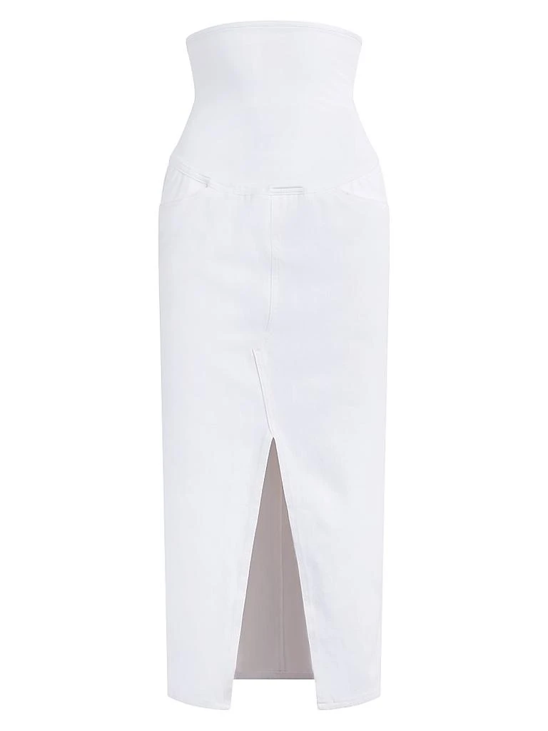 Hudson Maternity Denim Maxi Skirt 1