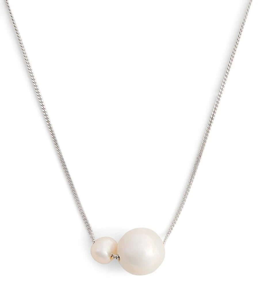 Completedworks Sterling Silver and Pearl One [Blank] Can Change the World Necklace 1