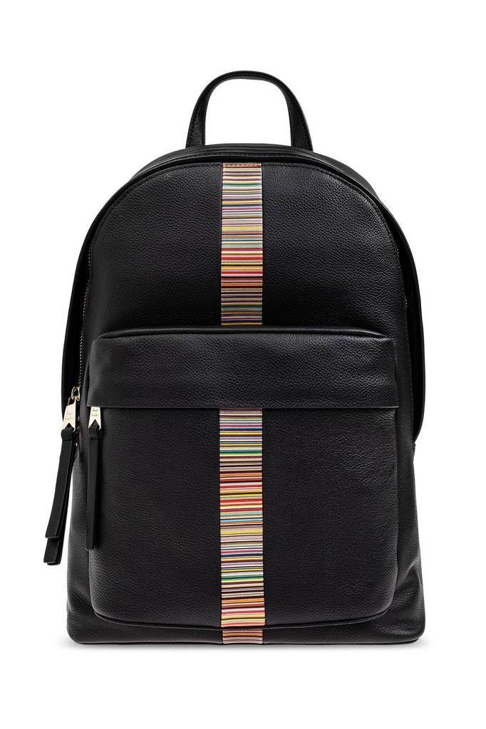 Paul Smith ブラックバックパック Paul Smith ブラック レザーバックパック