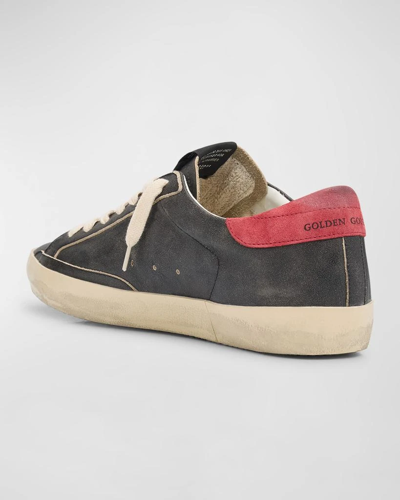 Golden Goose Men's Superstar Leather Low-Top Sneakers 4