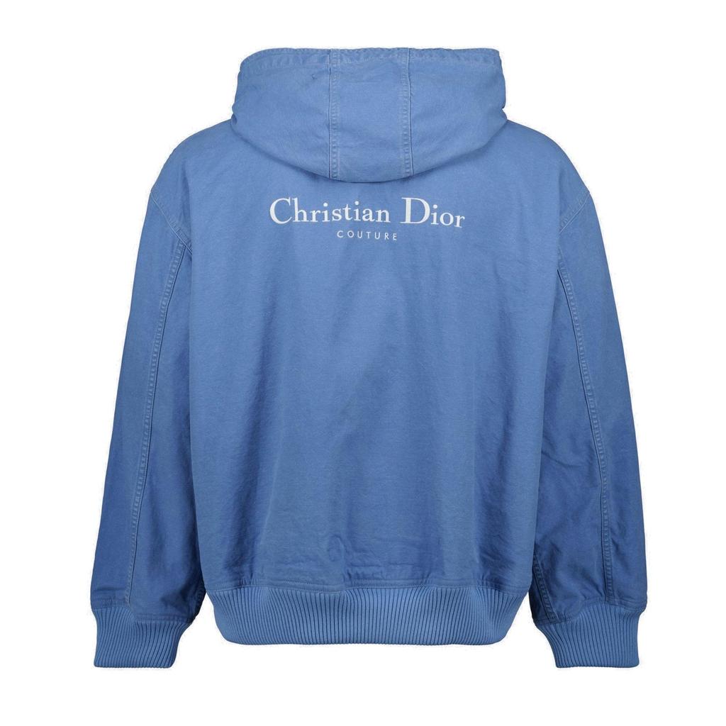 Dior homme ジップアップ ニットブルゾン Stylish Dior Homme Zip Up Long Sleeved Jacket for a Chic Look