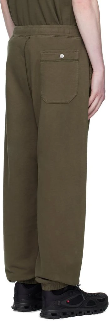 Stone Island Khaki 6200004 Brushed Organic Cotton Fleece Sweatpants 3