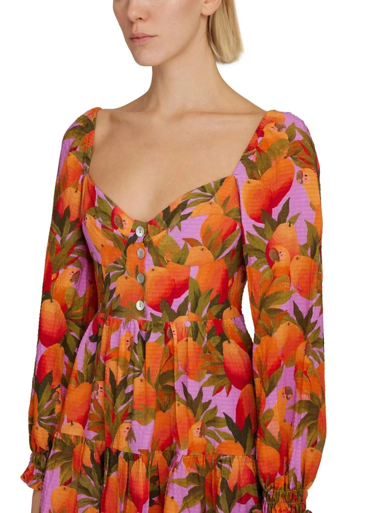 Farm Rio Mango Macaws mini dress 4