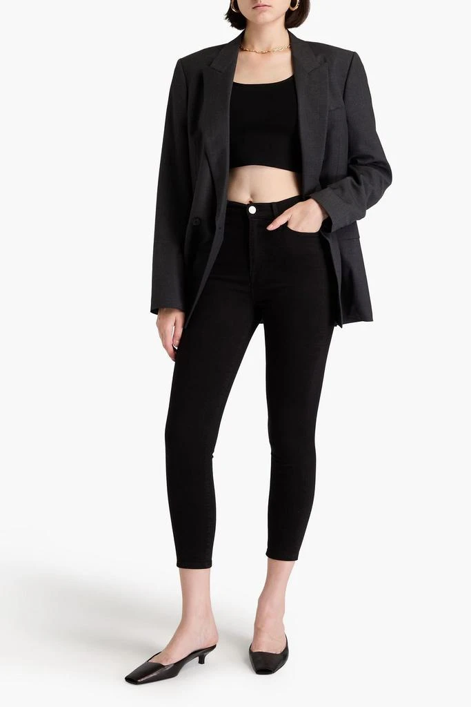 FRAME Ali cropped high-rise skinny jeans 2