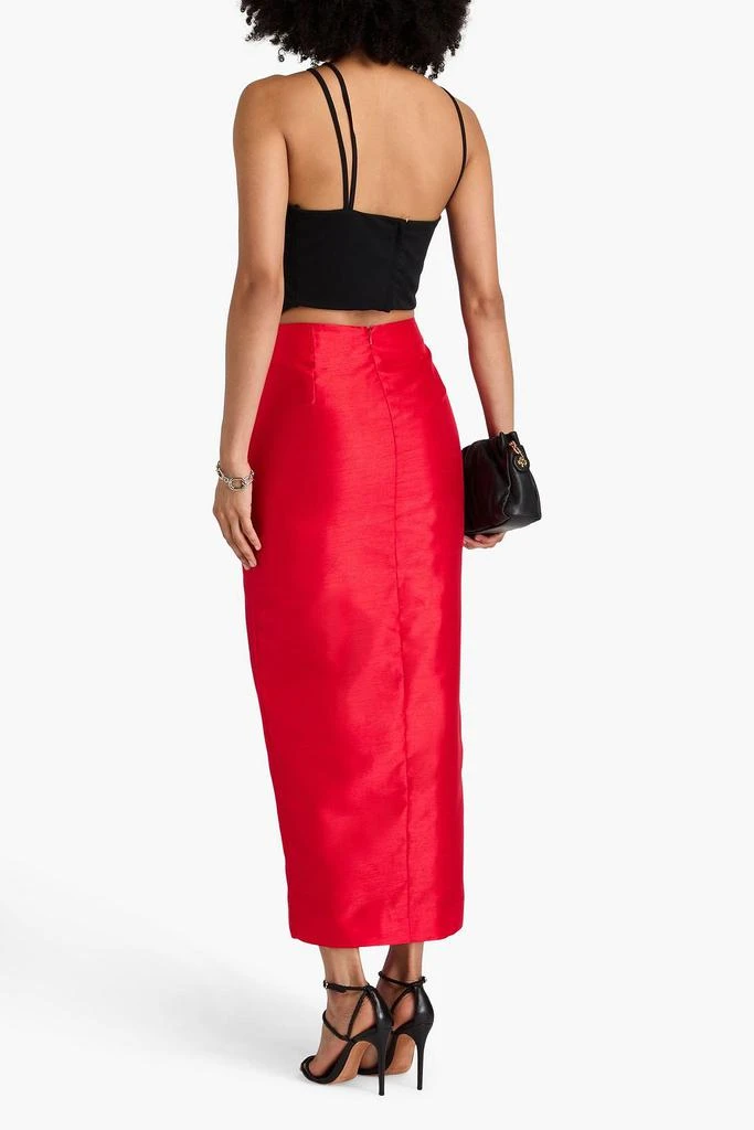 NICHOLAS Shantung maxi skirt 3