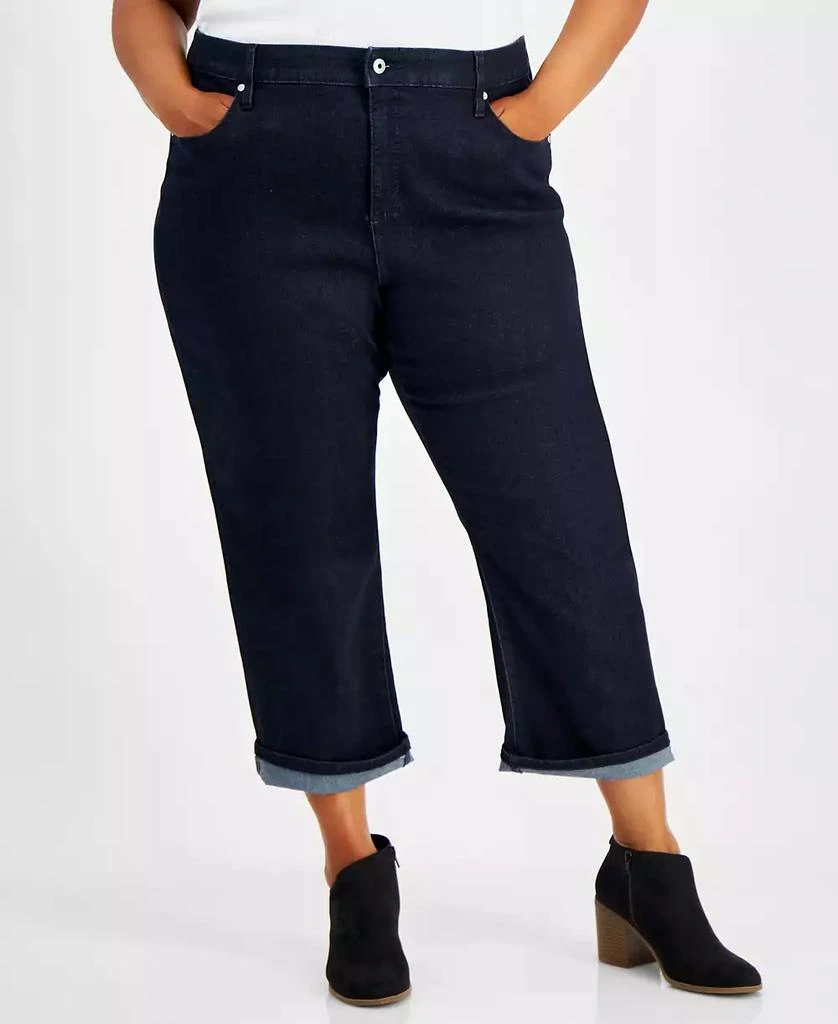 Style & Co Women's Mid-Rise Curvy Capri Jeans, 2P-28W, Exclusively at Macy's 1