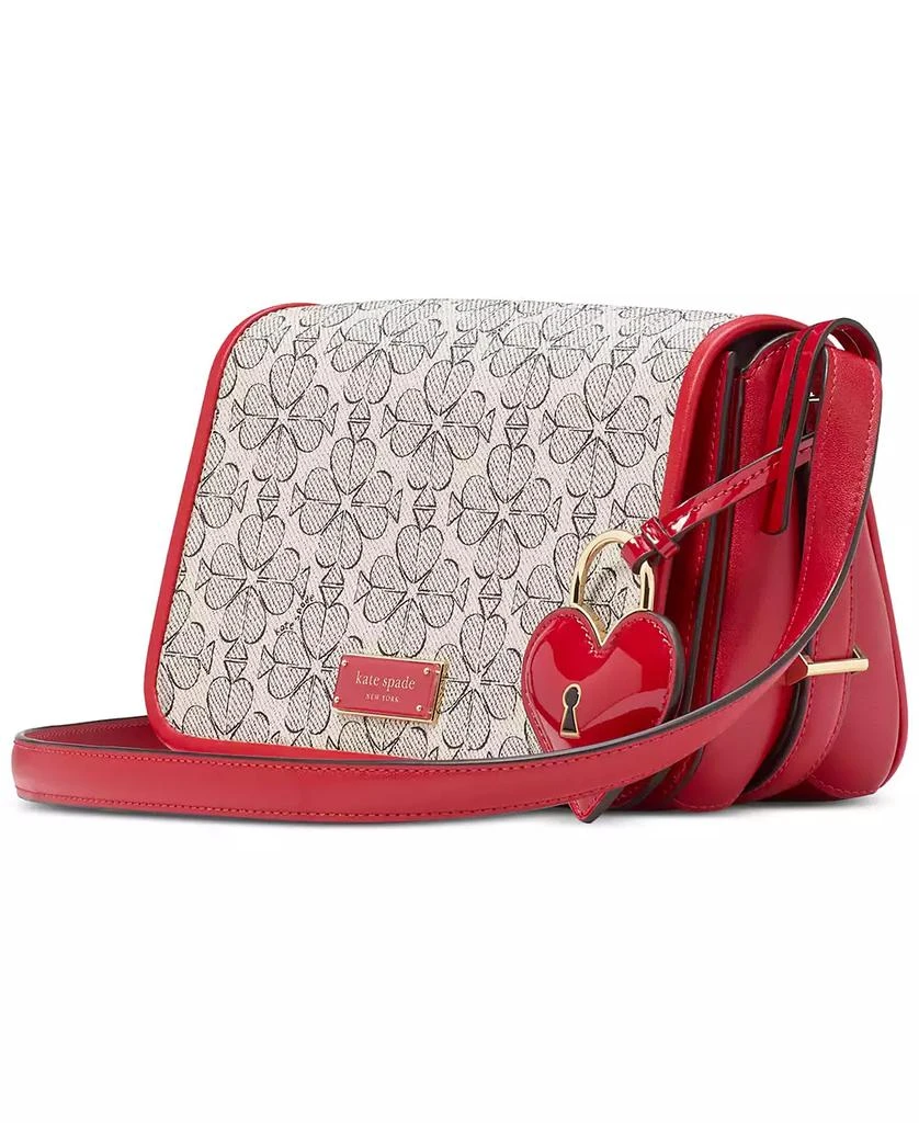 Kate Spade Liv Valentine's Day Spade Flower Canvas Crossbody Bag 3