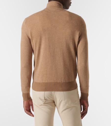 Loro Piana Roadster cashmere half-zip sweater - Sweaters - Free
