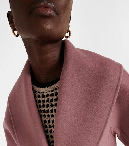 Max Mara Messi belted virgin wool coat 4
