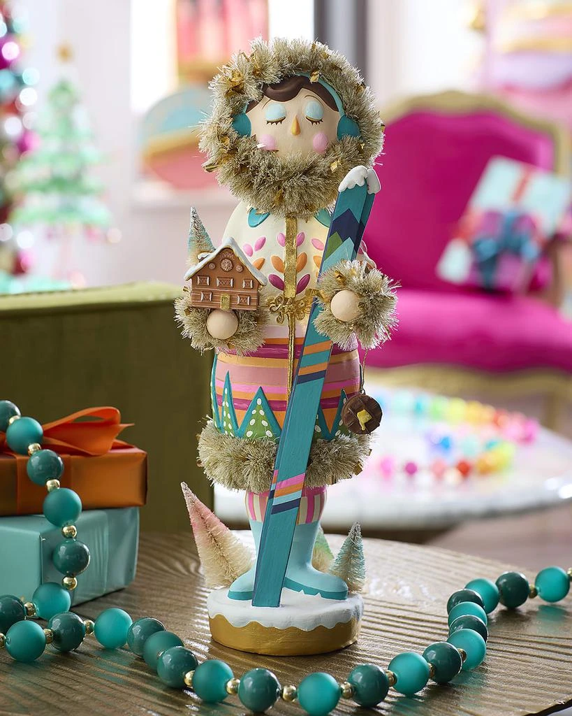 Glitterville Here We Come a Waffling Beba Tabletop Nutcracker 1