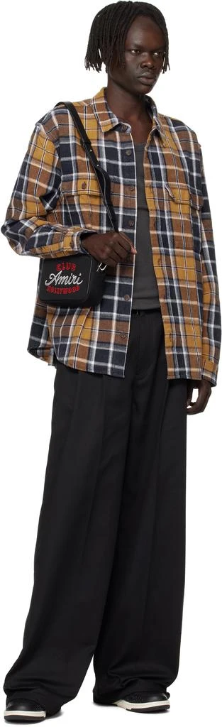 AMIRI Black Crystal Studded Skel Top Low Sneakers 5