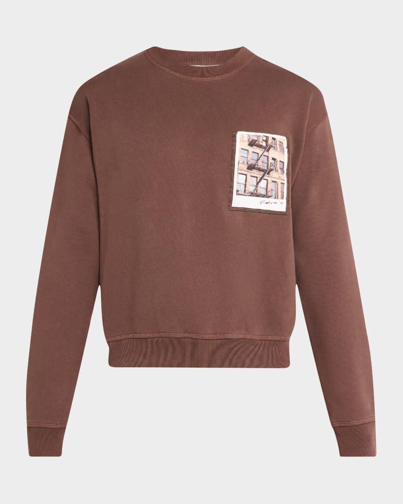 Helmut Lang Men's Postcard Crew Sweatshirt