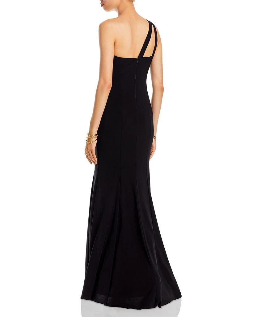 AQUA One-Shoulder Gown - Exclusive 3