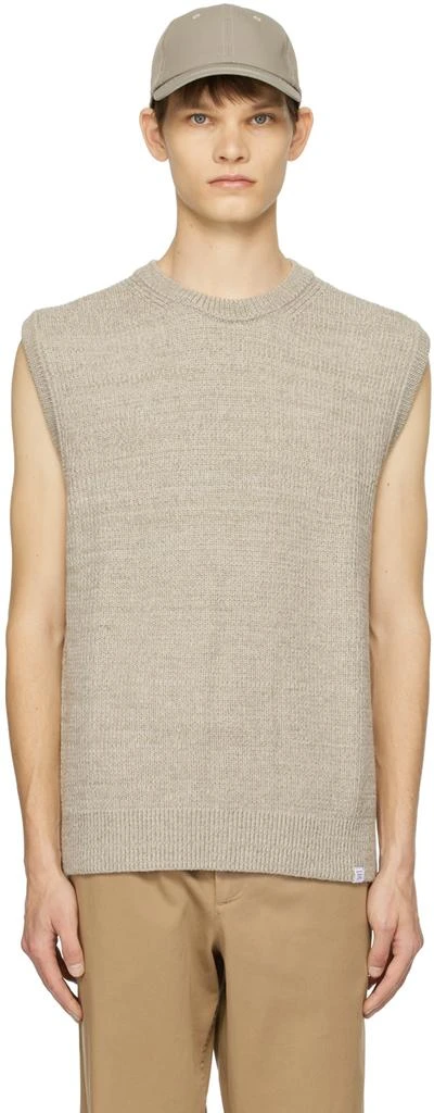 Norse Projects Khaki Manfred Vest 1