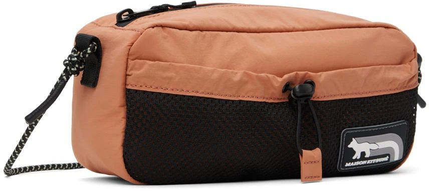 Maison Kitsune Orange Flash Fox Crossbody Bag 2