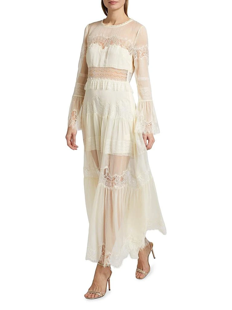LOVESHACKFANCY Rosney Chiffon Maxi Dress 2
