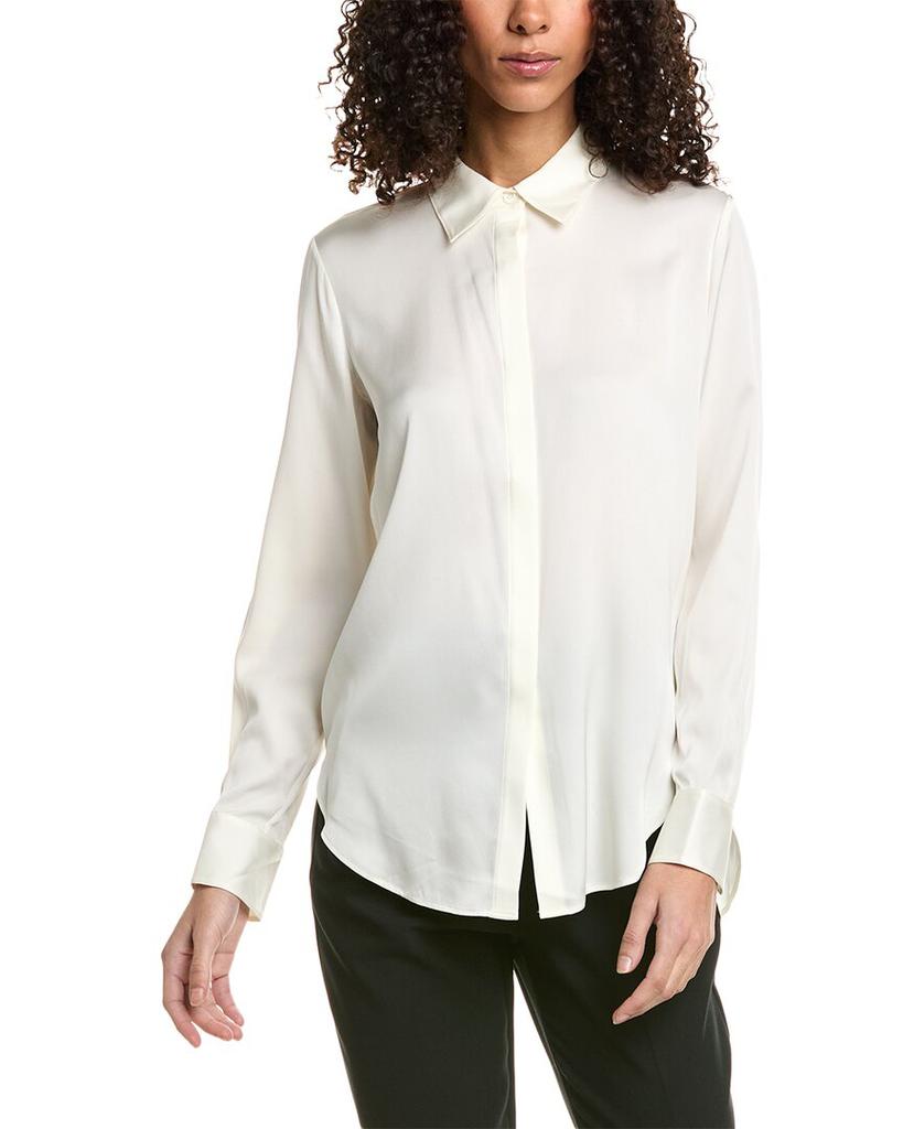 Theory Sunaya Silk-Blend Shirt