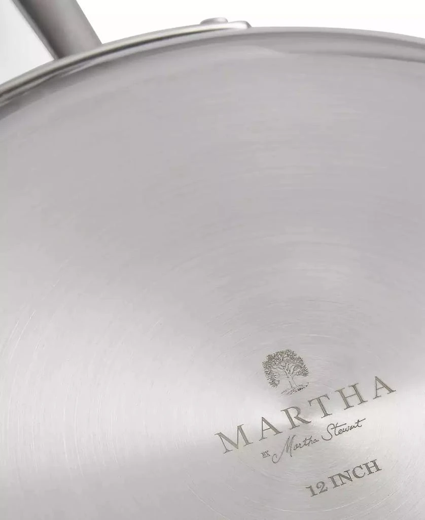 Martha Stewart Martha by Martha Stewart Stainless Steel 12" Saute Fry Pan 2