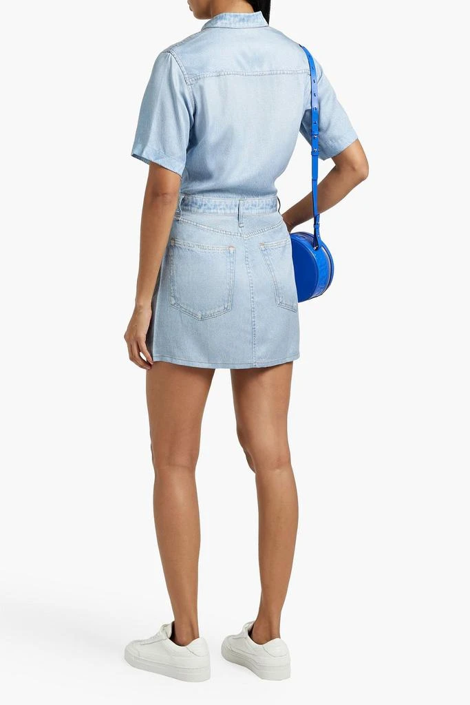 Rag & Bone Freesia denim-effect print TENCEL™ mini shirt dress 3