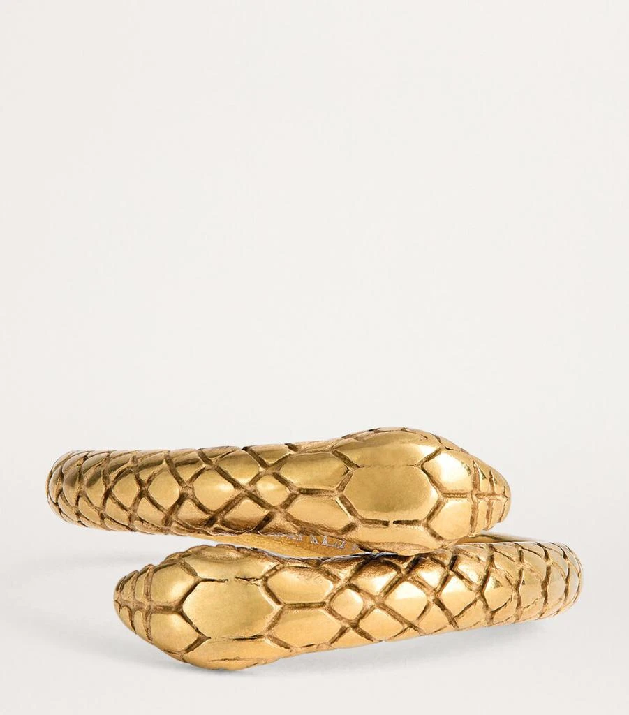 Nialaya Gold-Plated Vintage Snake Ring 4