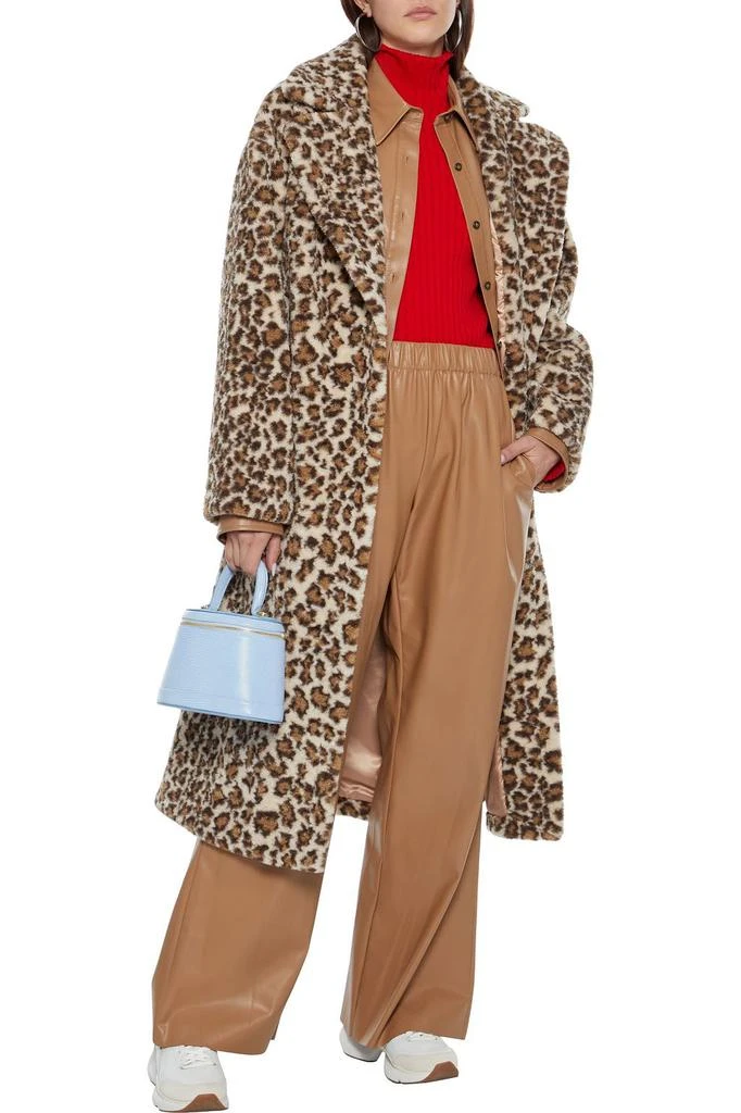 STAND STUDIO Maria leopard-print faux fur coat 2