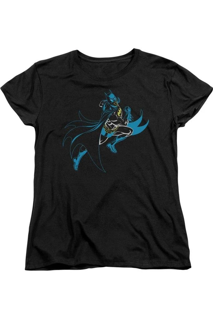 Gildan Batman Neon Batman Short Sleeve Womens Tee / T-Shirt 1