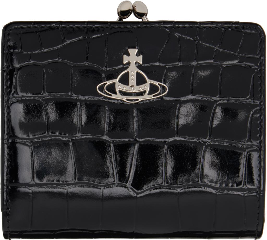 Vivienne Westwood Pink Shiny Patent Small Frame Wallet
