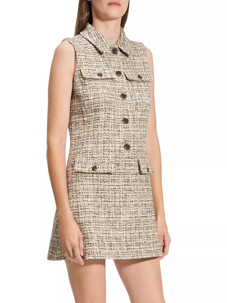 Theory Tweed Sleeveless Minidress 4